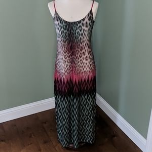 JEAN PIERRE leopard spaghetti strap catali…